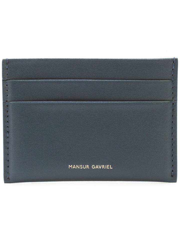 Mansur Gavriel Logo Cardholder - Blue