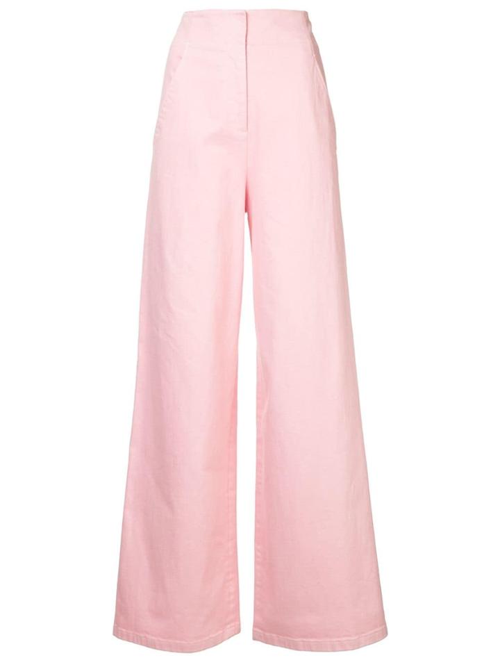 Tibi Garment Dyed Demi Jean - Pink & Purple