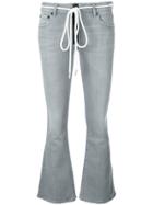 Off-white Flared Jeans - Grey