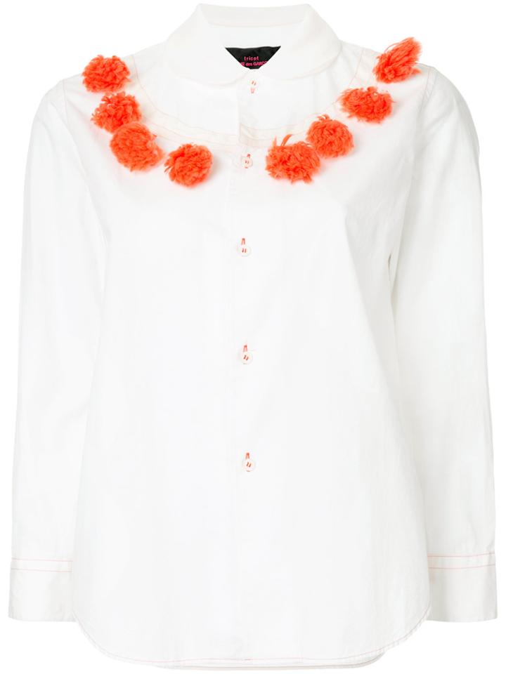 Comme Des Garçons Vintage Pom Pom Shirt - White