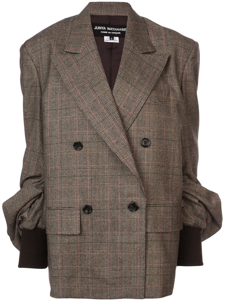 Junya Watanabe Double Breasted Blazer - Brown
