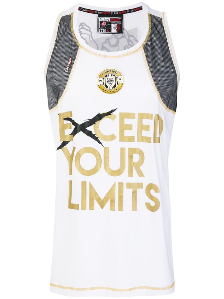 Plein Sport Scud Tank Top - White