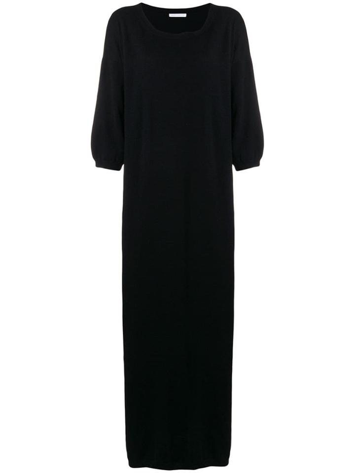 Société Anonyme Oversized Boxy Long Knit Dress - Black