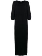 Société Anonyme Oversized Boxy Long Knit Dress - Black