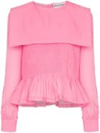 Molly Goddard Penny Ruffle Blouse - Pink