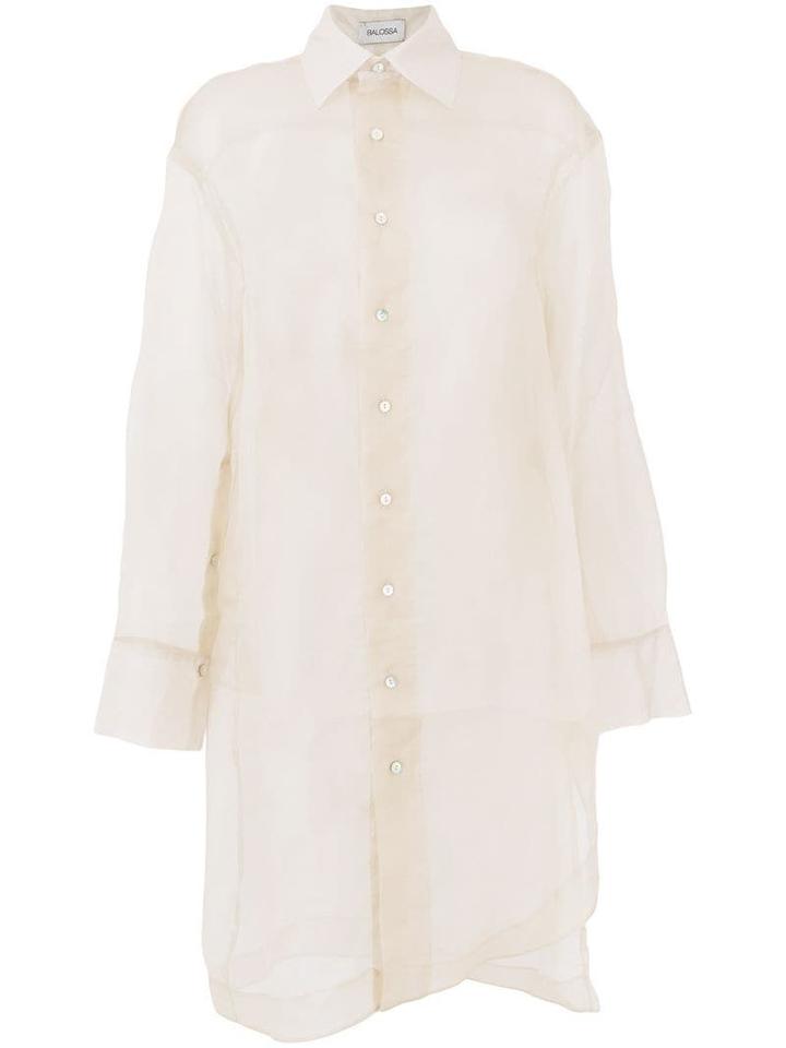 Balossa White Shirt Long Hurell Shirt - Neutrals