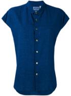 Blue Blue Japan - Short Sleeve Shirt - Women - Linen/flax/rayon - S, Linen/flax/rayon