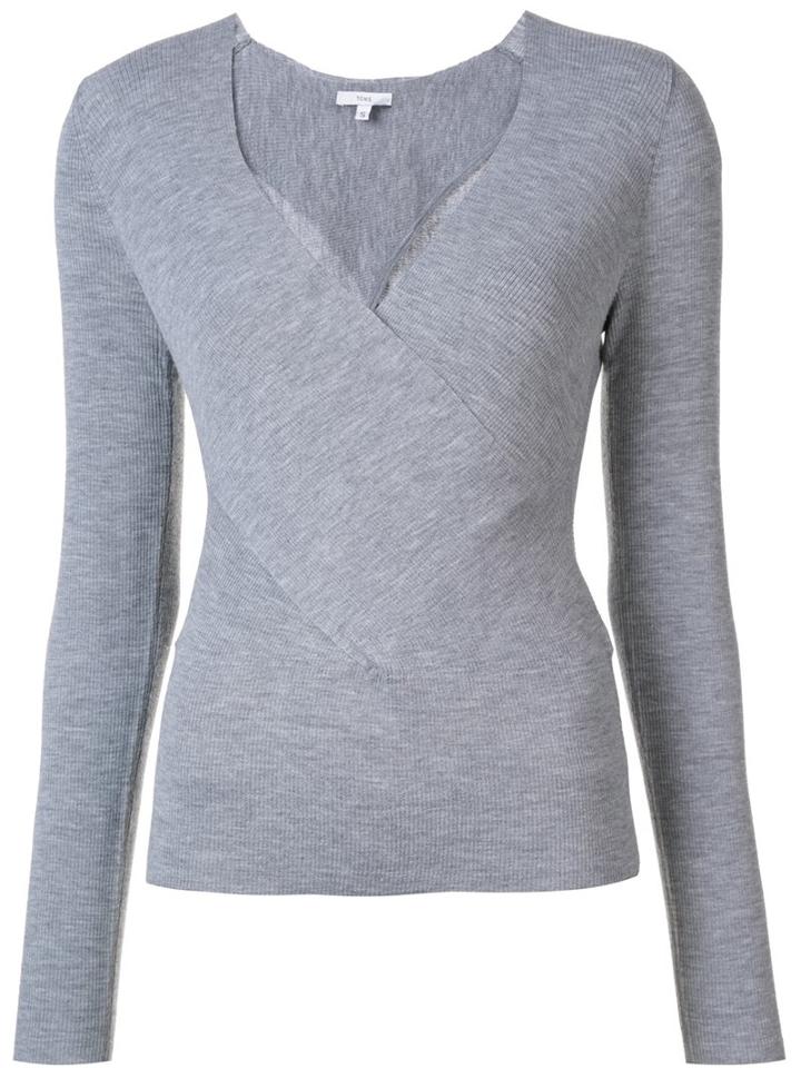 Tome Open Back Jumper, Women's, Size: Large, Grey, Wool