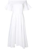 Goen.j A-line Midi Dress - White