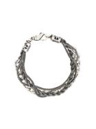 Emanuele Bicocchi Braided Chain Bracelet - Silver