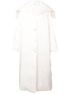 Jil Sander Oversized Padded Coat - White