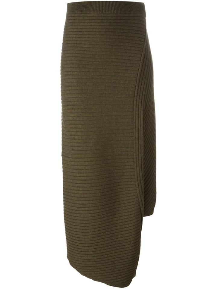 J.w. Anderson Asymmetric Ribbed Skirt