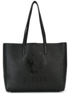 Versus Large Double Straps Tote, Women's, Black