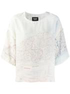 Raeburn Ww2 Map Print Blouse - White