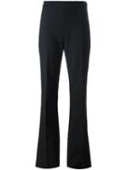 Giamba Flared Trousers, Women's, Size: 40, Black, Cotton/wool