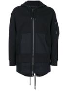 Diesel Black Gold Zipped Drawstring Hoodie