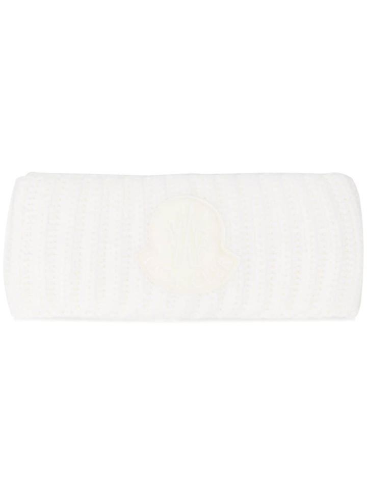 Moncler Rib-knit Head Band - White