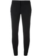 Diane Von Furstenberg 'genesis' Cropped Trousers, Women's, Size: 4, Black, Viscose/polyamide/spandex/elastane