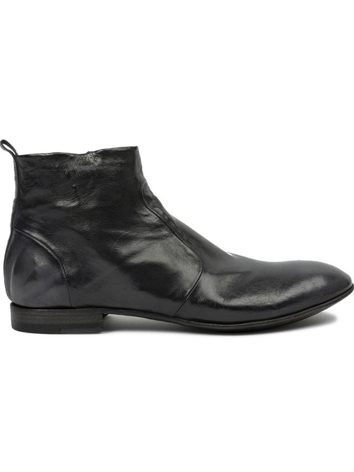 Silvano Sassetti Ankle Boots, Men's, Size: 7, Black, Leather