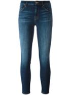 J Brand Cropped Skinny Jeans, Women's, Size: 28, Blue, Cotton/polyester/spandex/elastane