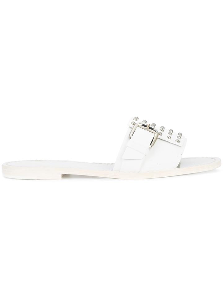 Thomas Wylde Spotted Muse Sandals - White