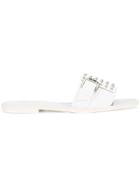 Thomas Wylde Spotted Muse Sandals - White