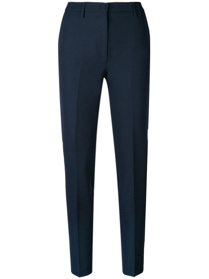 Blumarine Slim Fit Trousers - Blue