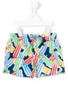 Mc2 Saint Barth Kids - Ice Lolly Print Swim Shorts - Kids - Polyamide/polyester/spandex/elastane - 8 Yrs, Boy's, Green