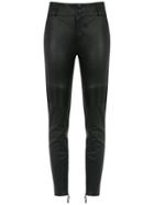 Tufi Duek Panelled Leather Pants - Black