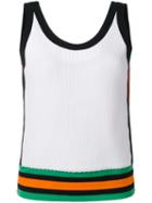 No Ka' Oi - Lune Sports Tank Top - Women - Polyamide/spandex/elastane - M, White