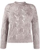 Forte Forte Open Knit Jumper - Pink