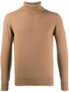 Ballantyne Rollneck Cashmere Sweater - Brown