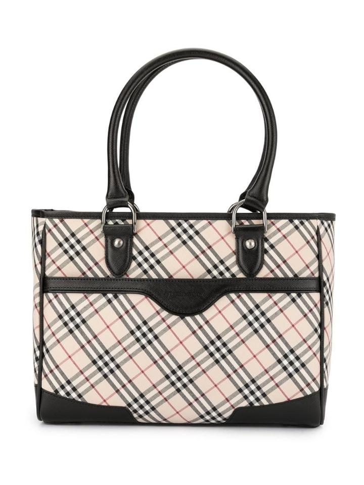 Burberry Pre-owned Classic Check Tote Bag - White