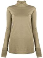 Lemaire Turtleneck Slim-fit Jumper - Green