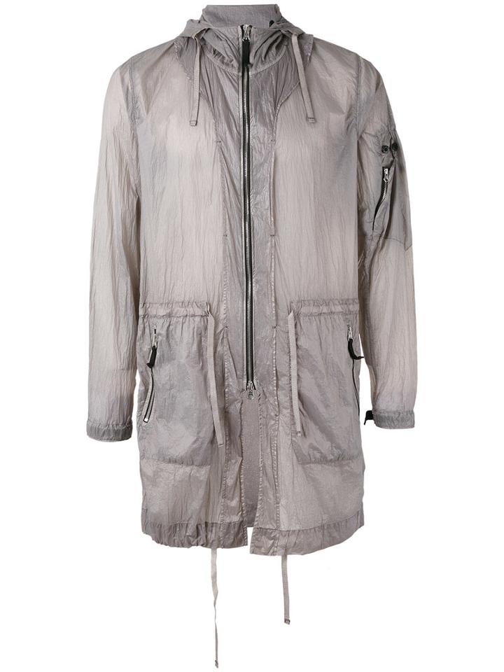 Stone Island Shadow Project - Parka Raincoat - Men - Polyamide - L, Grey, Polyamide