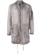 Stone Island Shadow Project - Parka Raincoat - Men - Polyamide - L, Grey, Polyamide