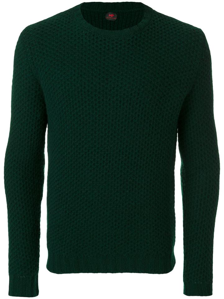 Mp Massimo Piombo Crew Neck Jumper - Green