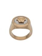Versace Enamel Medusa Ring - Gold