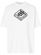 Burberry Logo Graphic Cotton T-shirt - White