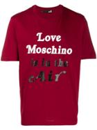 Love Moschino 'love Moschino Is In The Air' T-shirt - Red