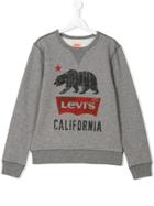 Levi's Kids Bear Print Sweatshirt - Grey