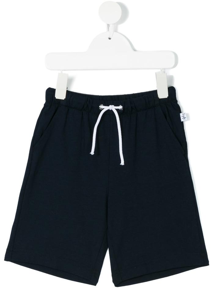 Il Gufo - Track Shorts - Kids - Cotton/elastodiene - 5 Yrs, Blue