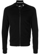 Z Zegna Zipped Cardigan - Black