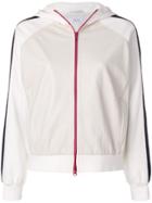 P.a.r.o.s.h. Contrast-stripe Zipped Jacket - White