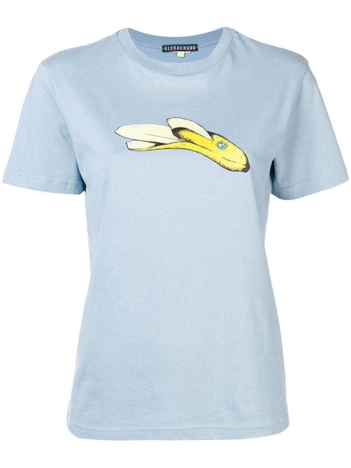 Alexa Chung Banana Print T-shirt - Blue