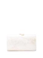 Serpui Mother Of Pearl Effect Clutch Bag - White
