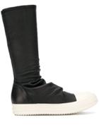 Rick Owens Calf Sock Sneakers - Black