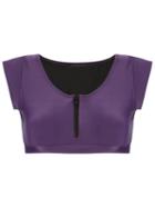 Blue Man Crop Top, Women's, Size: P, Pink/purple, Polyamide/spandex/elastane