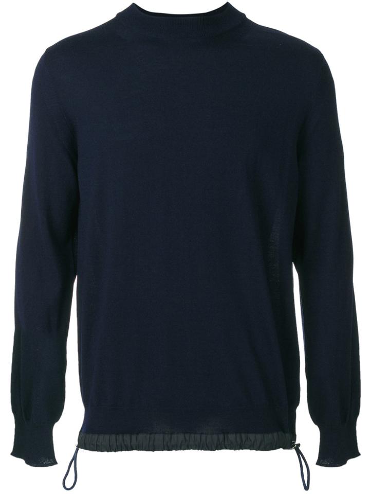 Sacai Drawstring Jumper - Blue