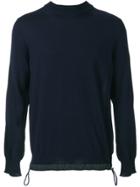 Sacai Drawstring Jumper - Blue